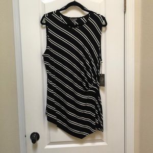 Vince Camuto Asymmetrical Sleeveless Shirt